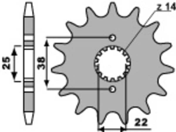 PBR Stål Standard Framdrev 728 - 530