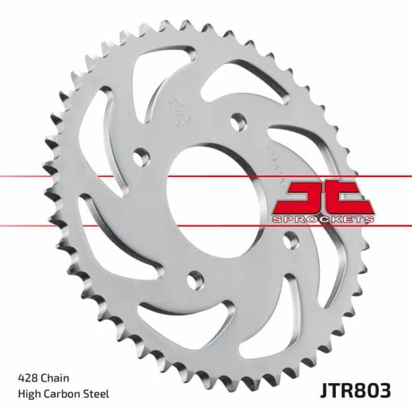 JT SPROCKETS Stål Ultralätt Hårdanodiserad Bakdrev 803 - 428