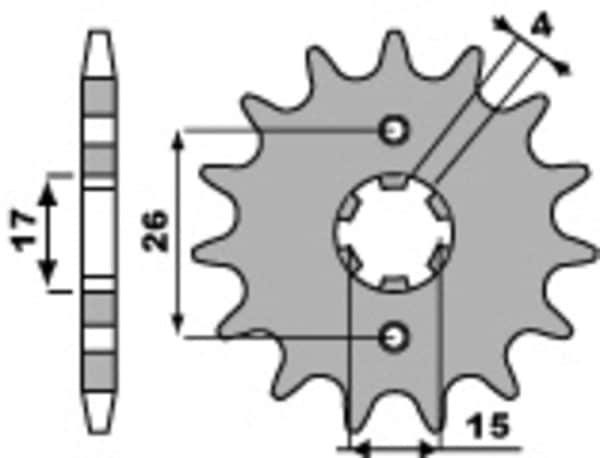 PBR Stål Standard Framdrev 261 - 420