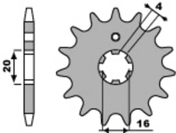 PBR Stål Standard Framdrev 554 - 428