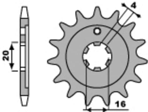 PBR Stål Standard Framdrev 555 - 428