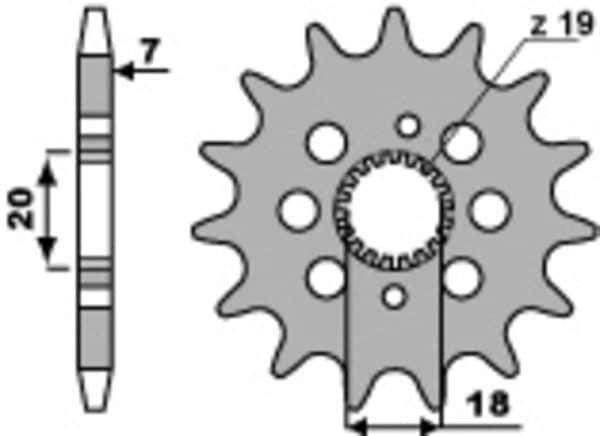 PBR Stål Självrengörande Framdrev 2158 - 428