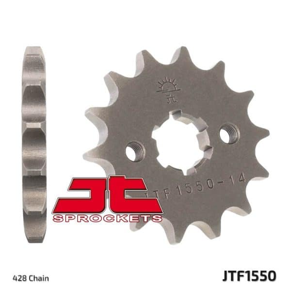 JT SPROCKETS Stål Standard Framdrev 1550 - 428